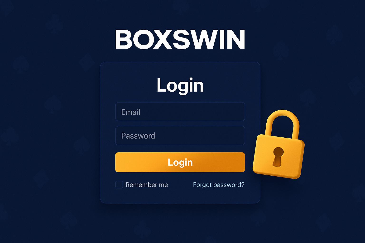 Não Perca tempo, o rRgistro na site BOXSWIN  